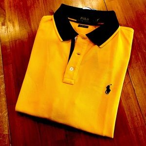 POLO RALPH LAUREN Golden Yellow Polo Shirt